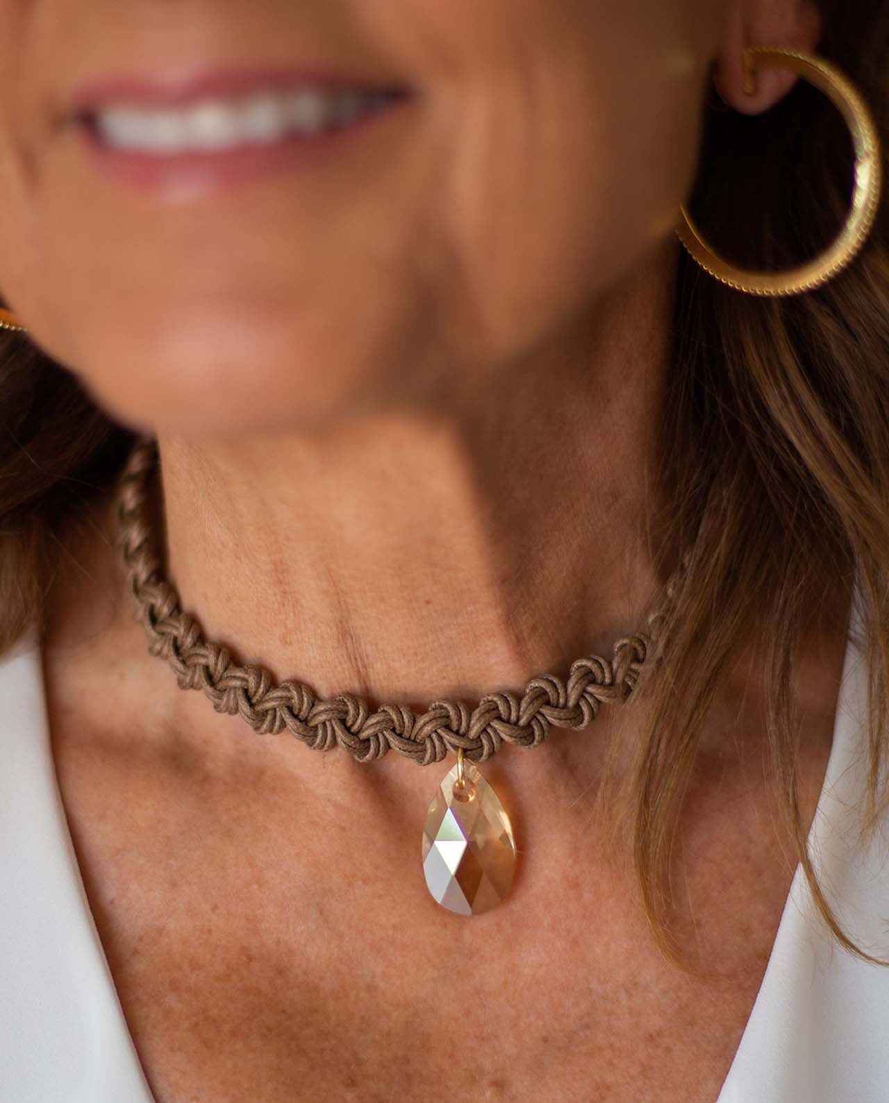 Gargantilla Camel Maxi Gota