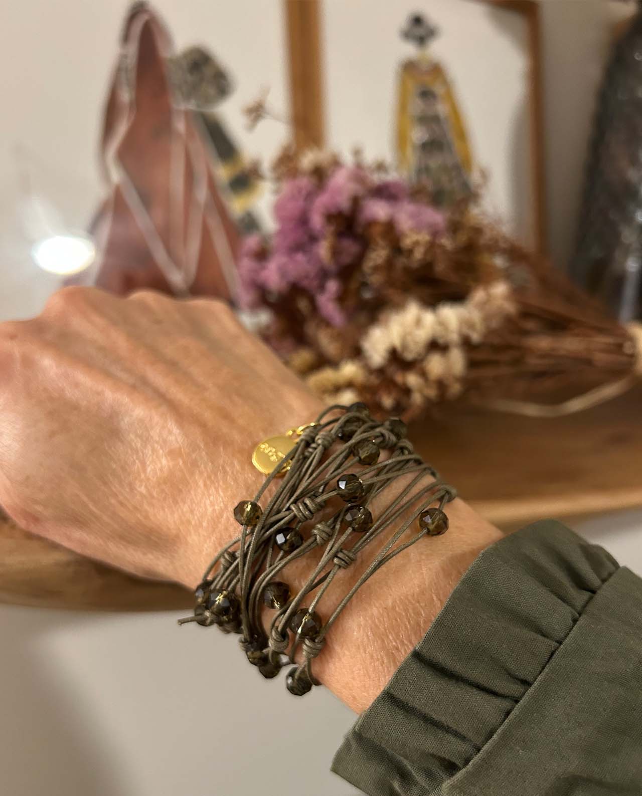 Collar Paquare Caqui