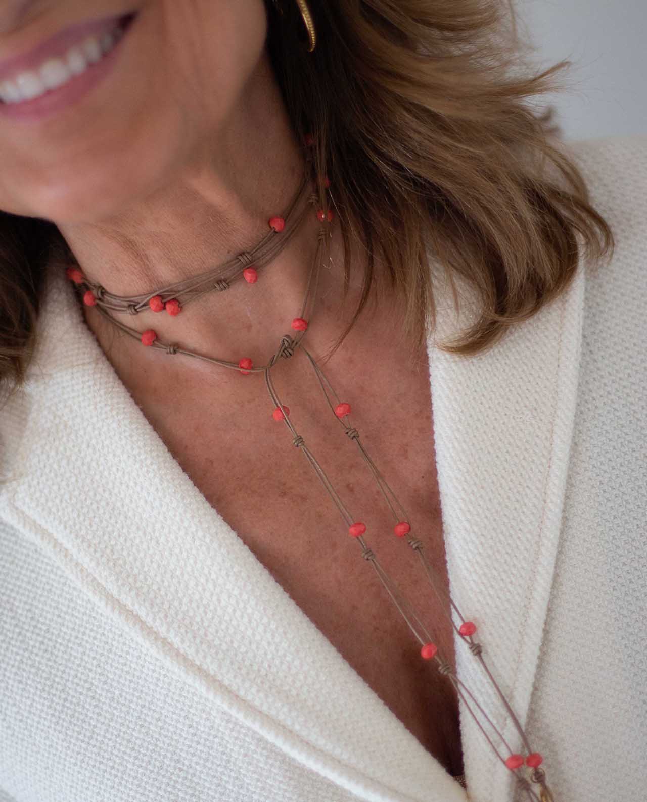 Collar Paquare C Naranja