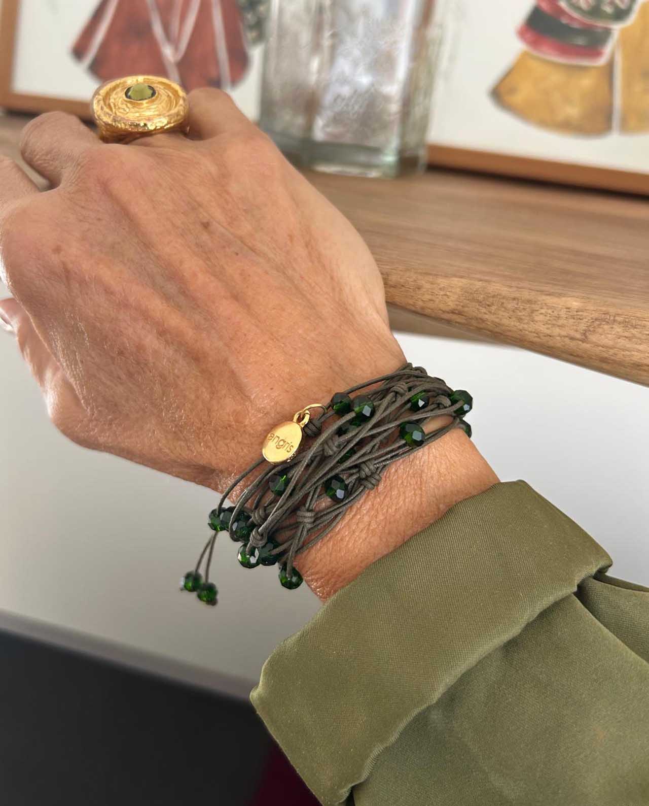 Collar Paquare Caqui