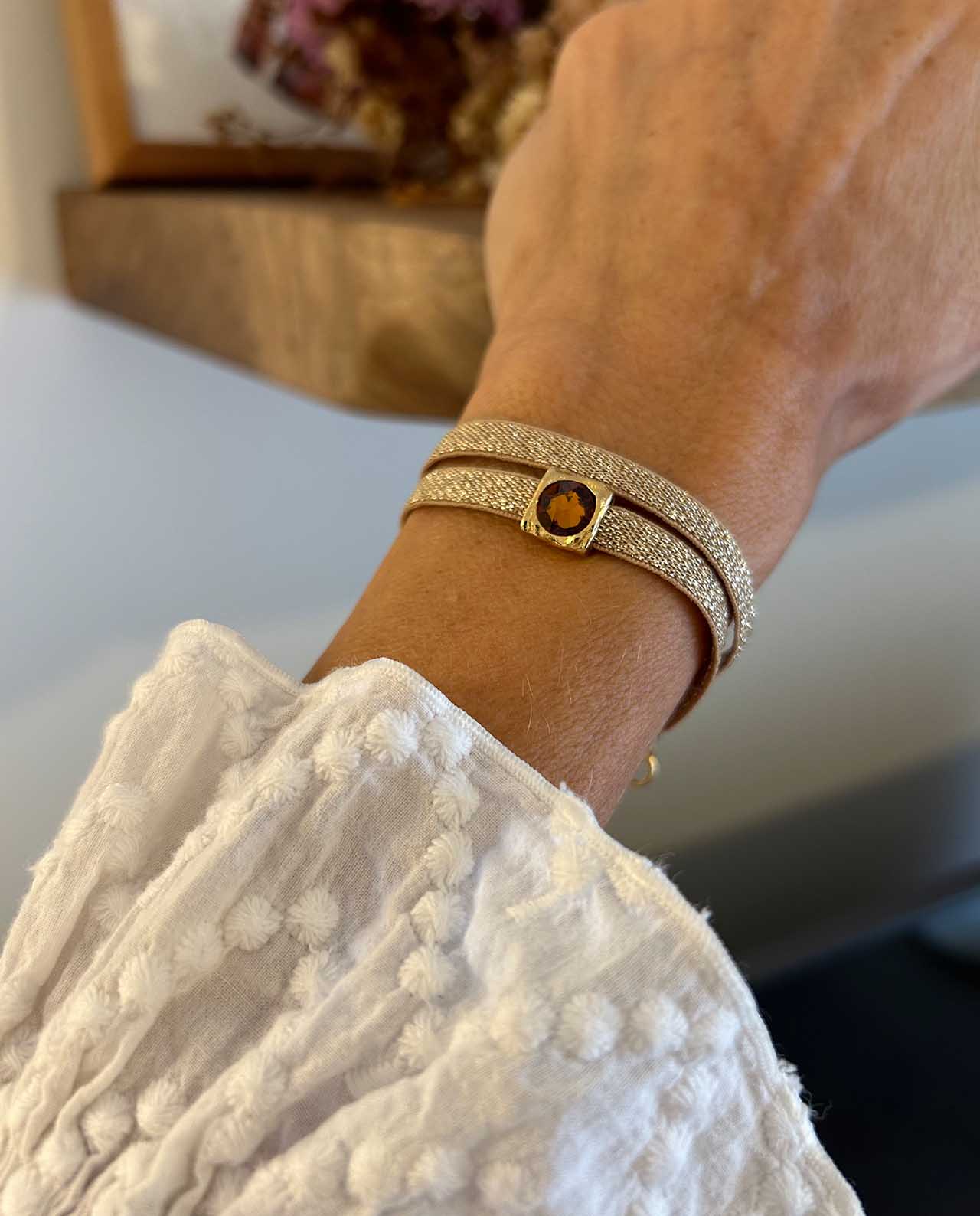 Pulsera - Choker Duna Ámbar