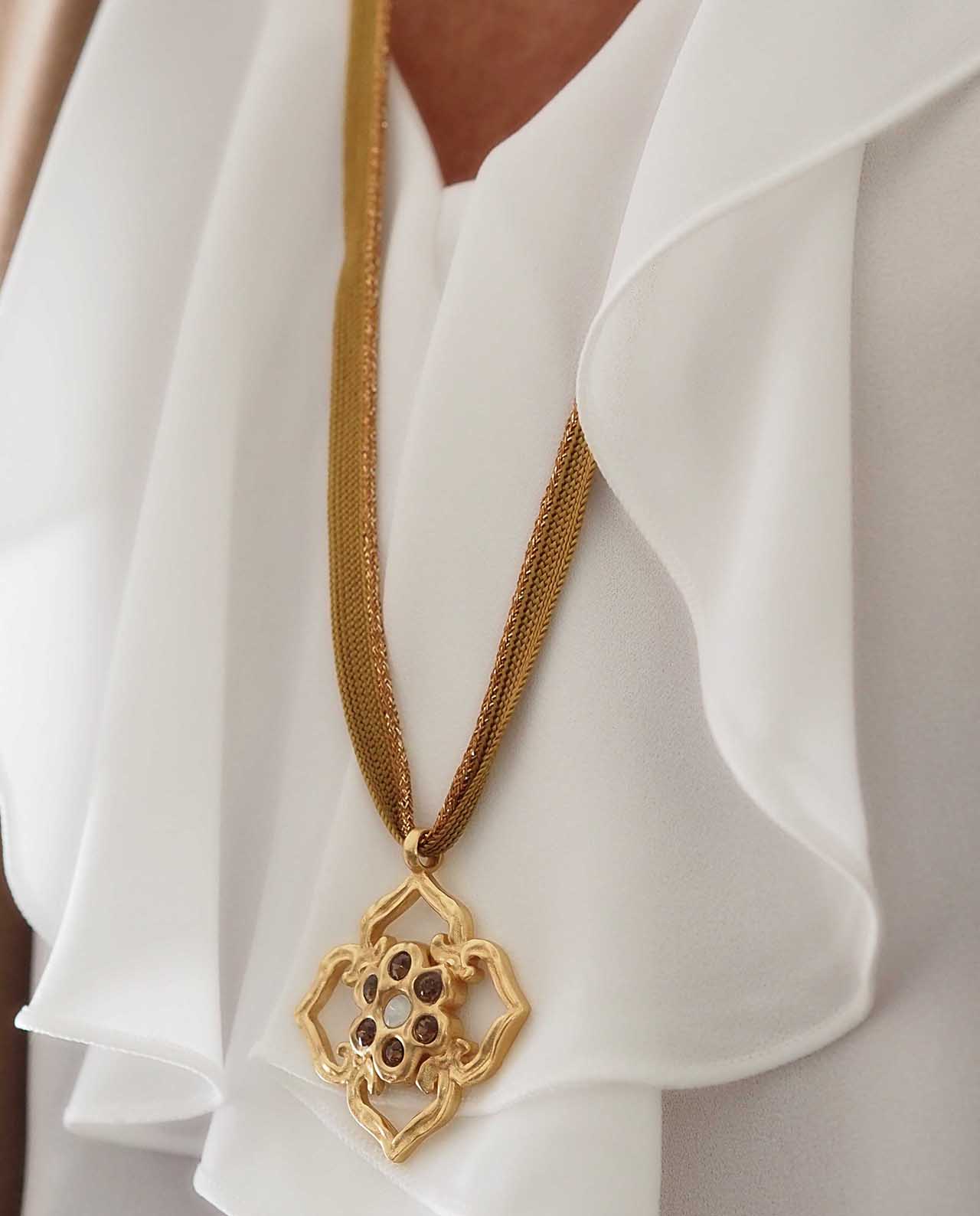 Gargantilla Nómada Quartz Golden