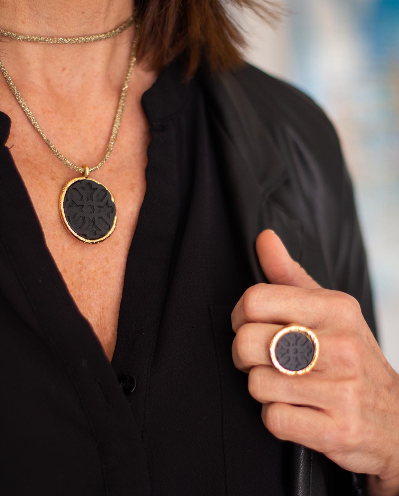 Gargantilla Atardecer Dorado