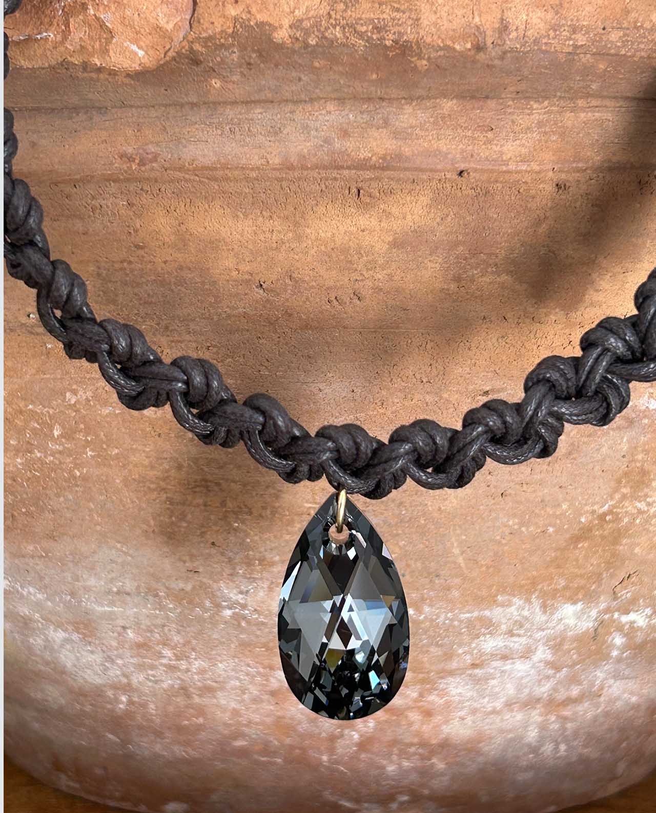 Gargantilla Antracita Maxi Gota