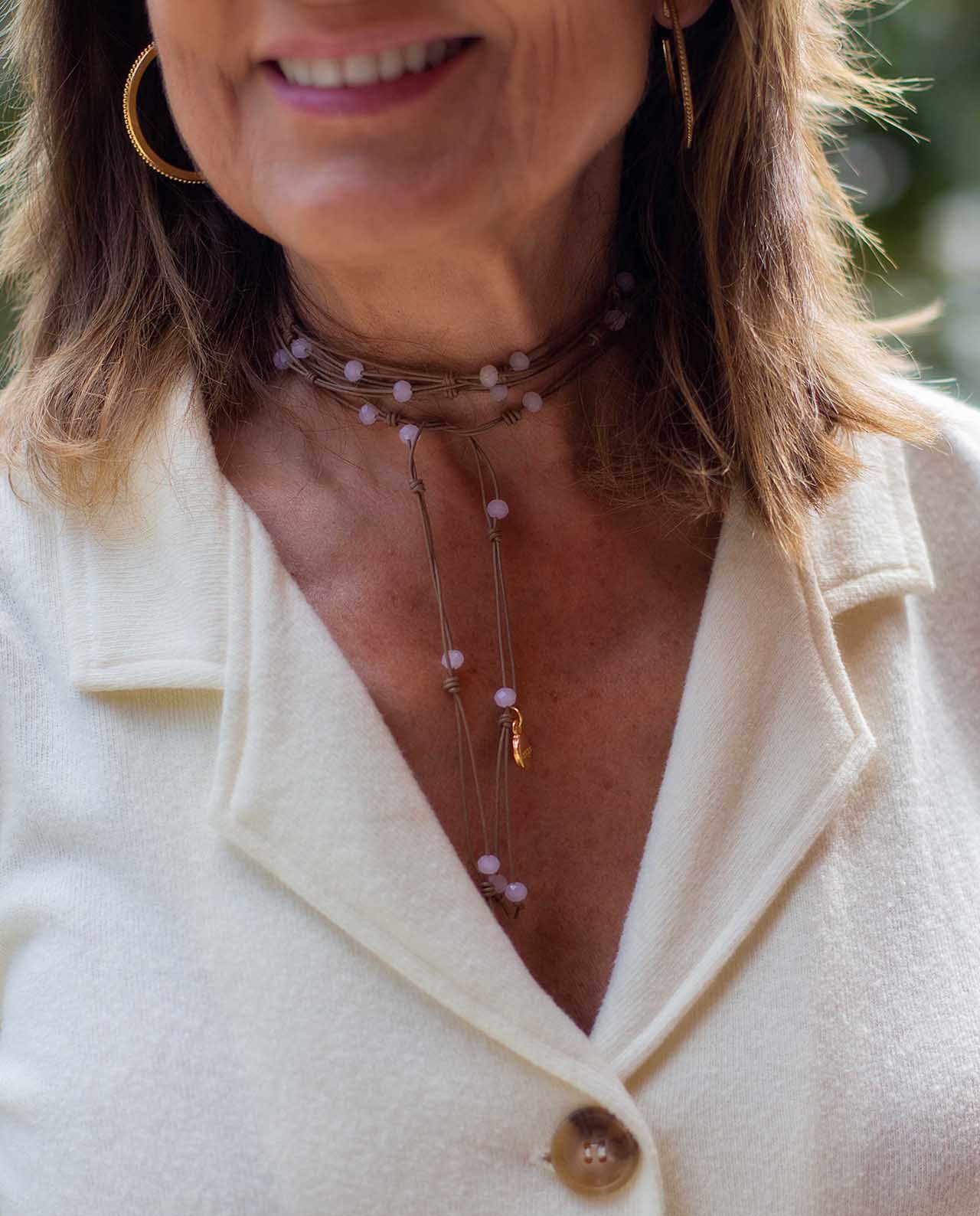 Collar Paquare C Rosa