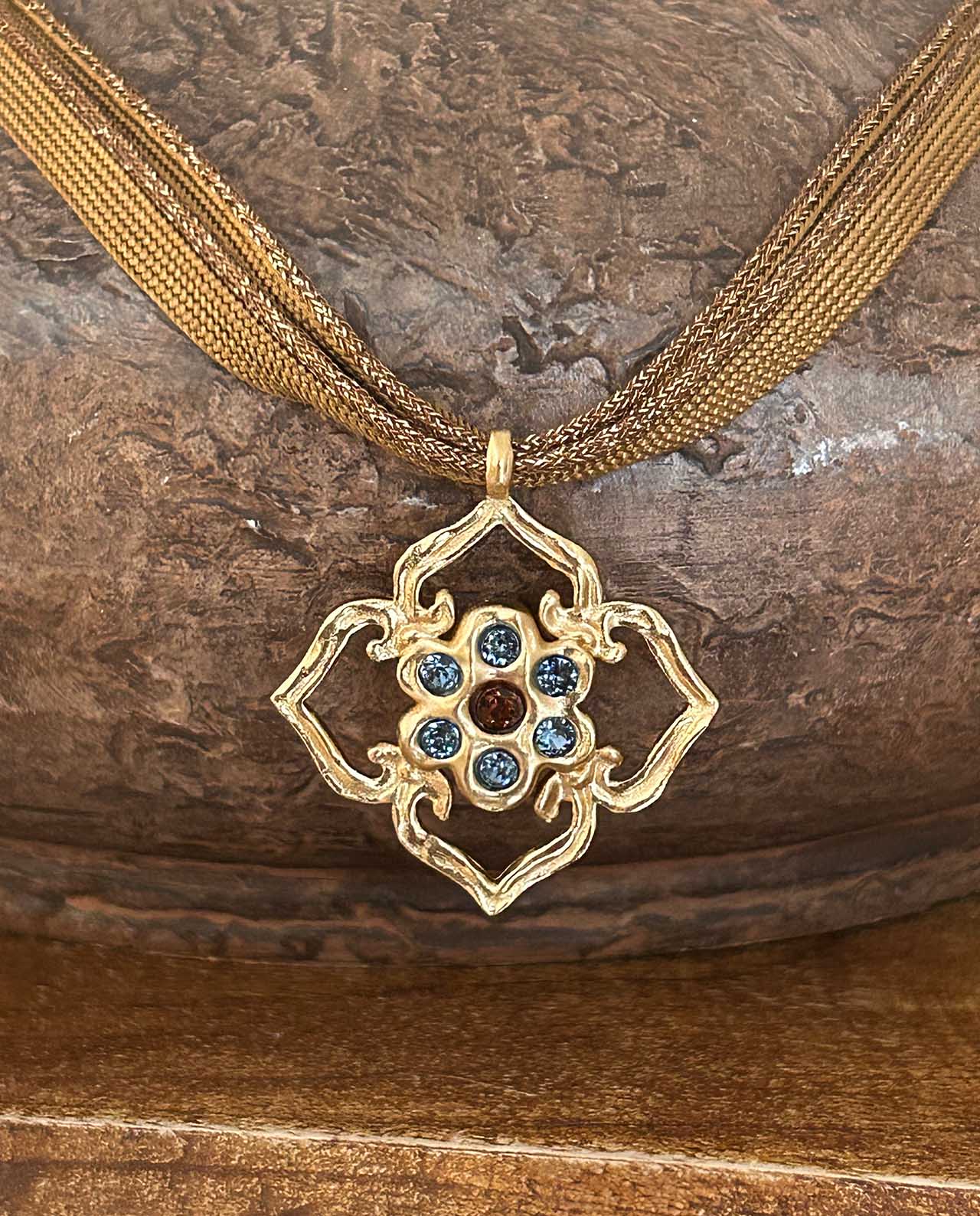 Gargantilla Nómada Blue Golden