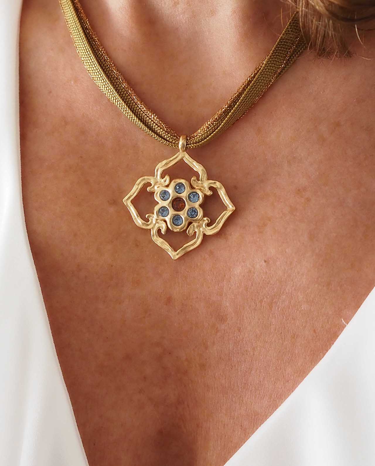 Gargantilla Nómada Blue Golden