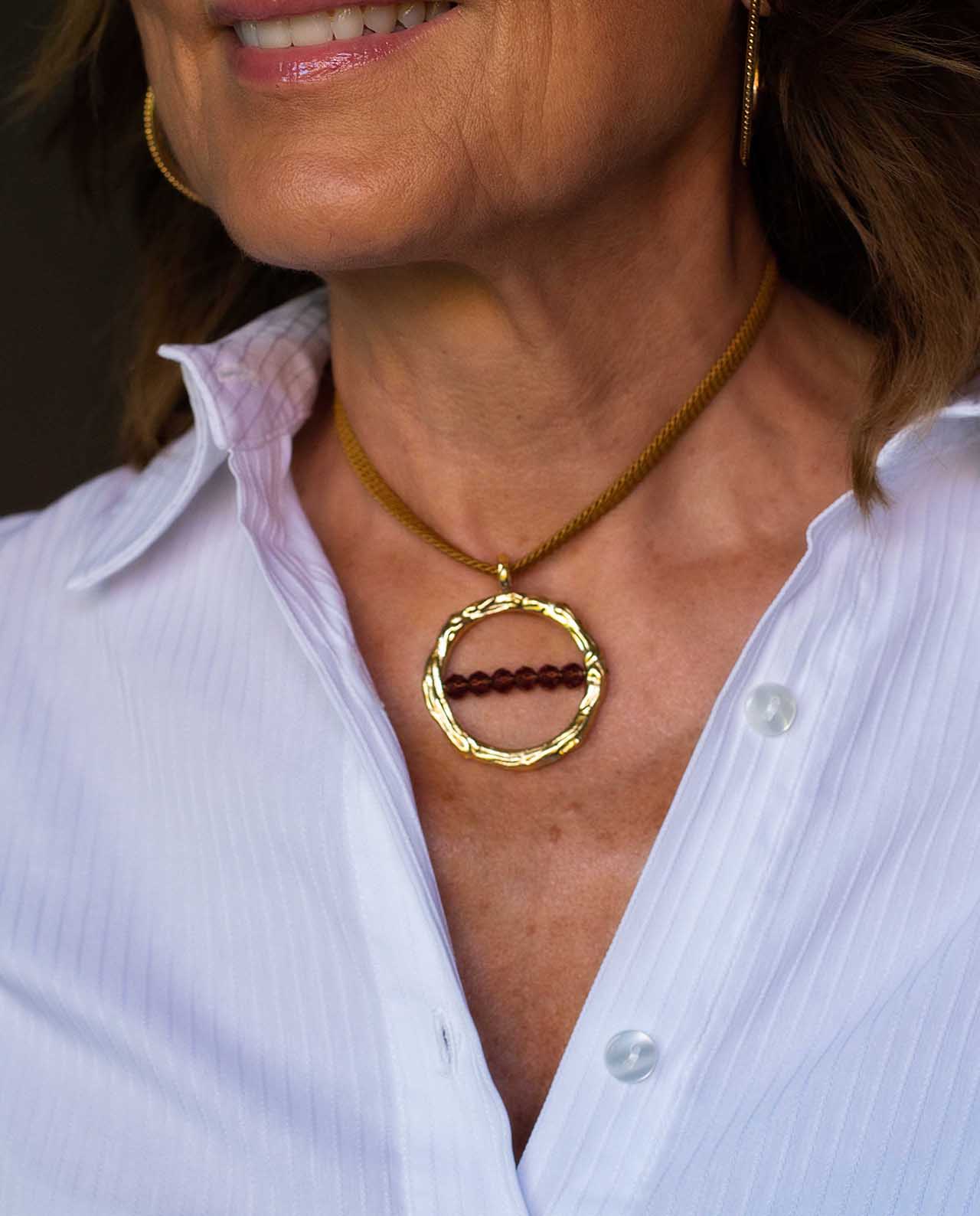 Gargantilla Aro Cápsula Amatista