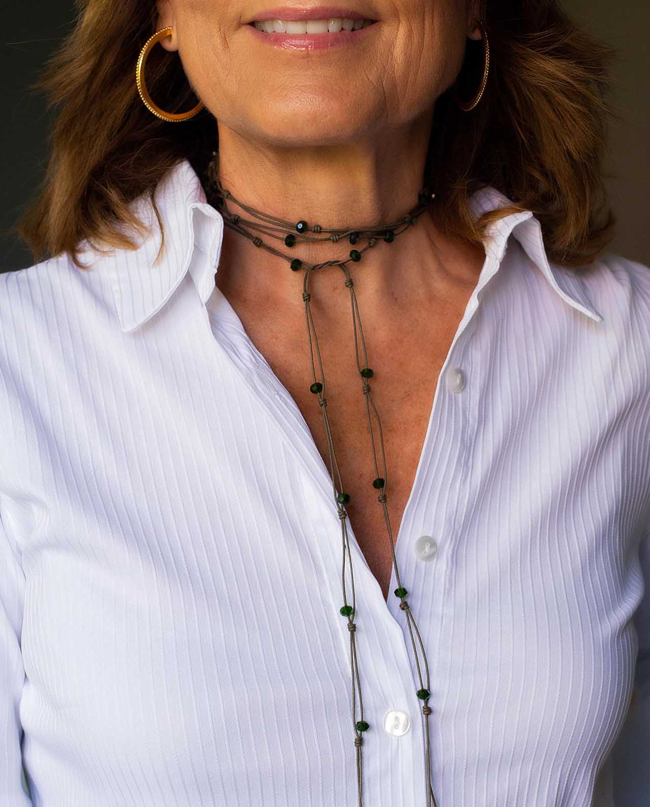 Collar Paquare Caqui