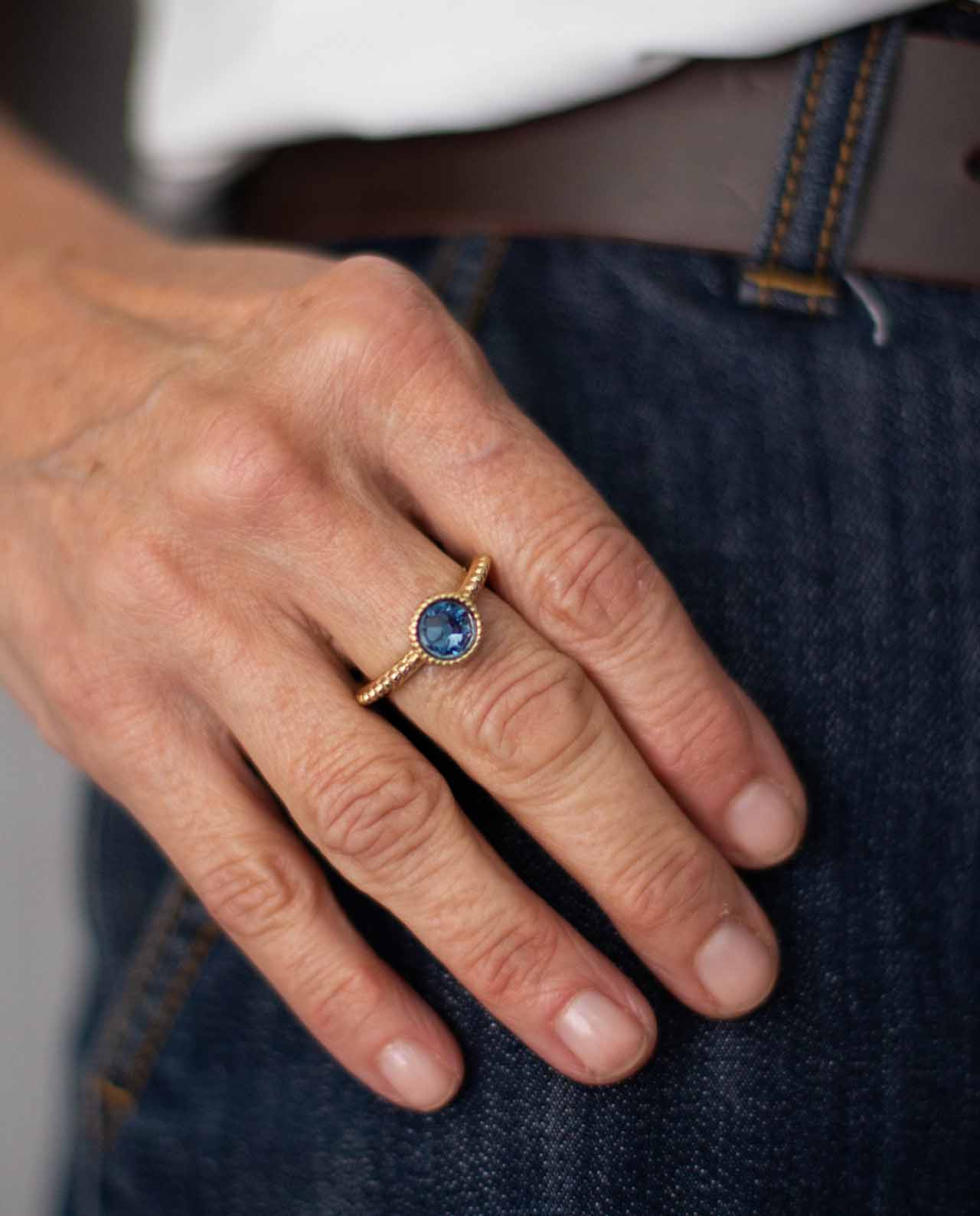 Mini Ikigai Ring - Blue