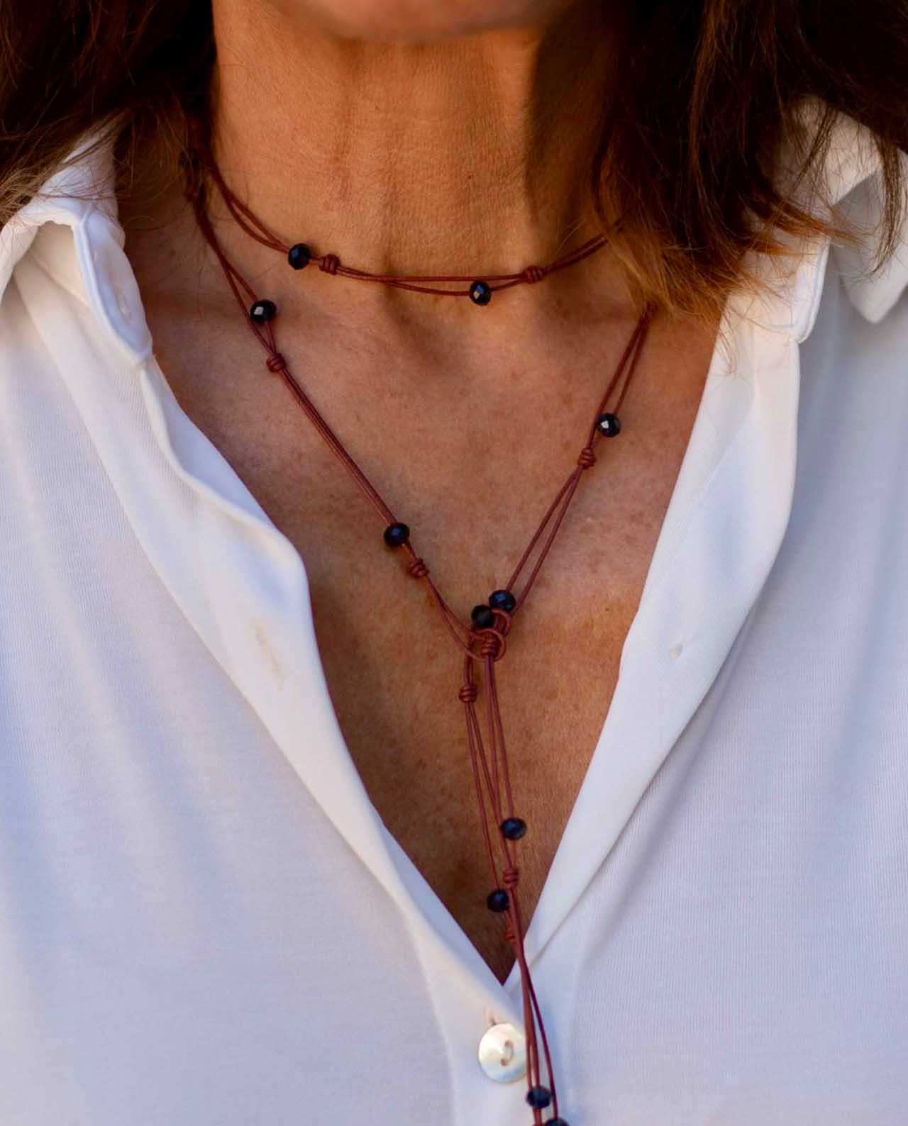 Paquare Bordeaux Necklace