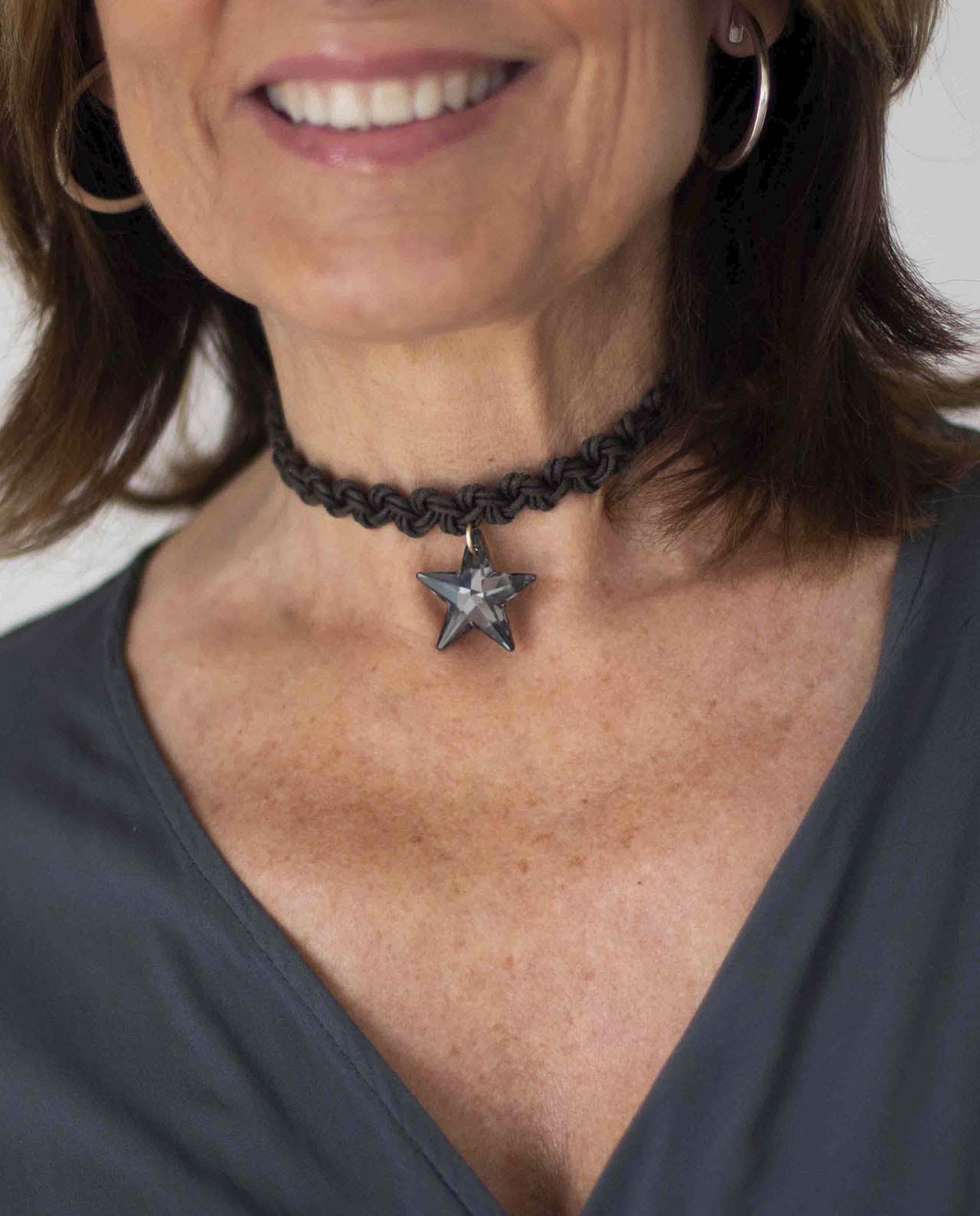 Anthracite Star Choker