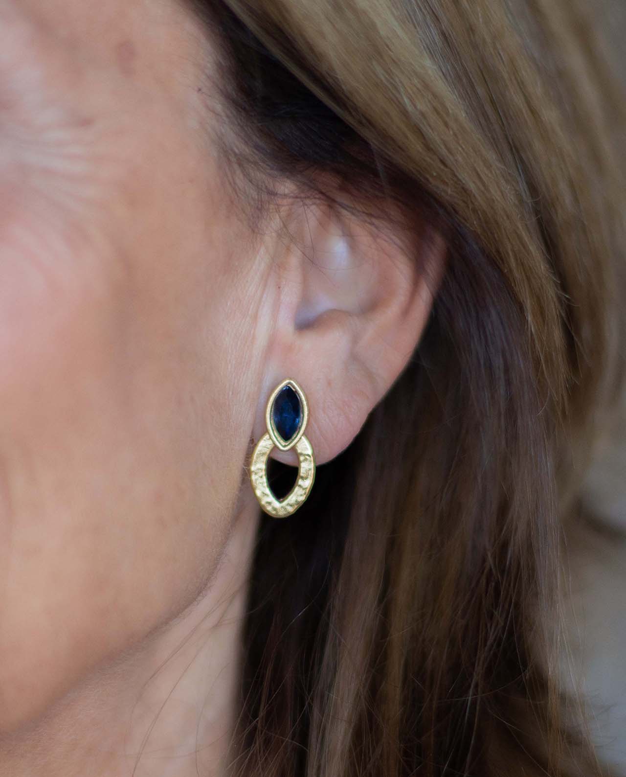 Pendientes Calma Navy