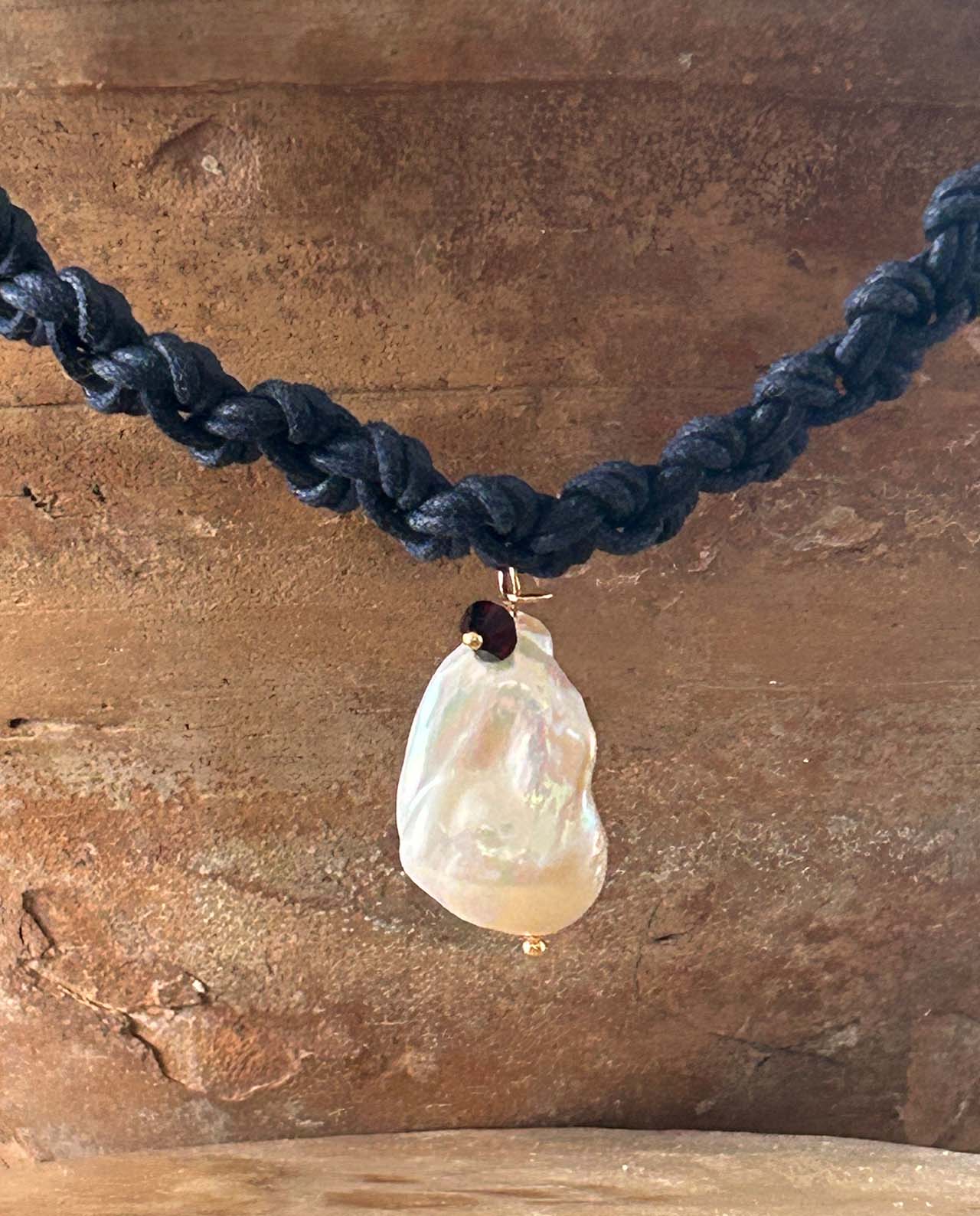 Gargantilla Azul Perla