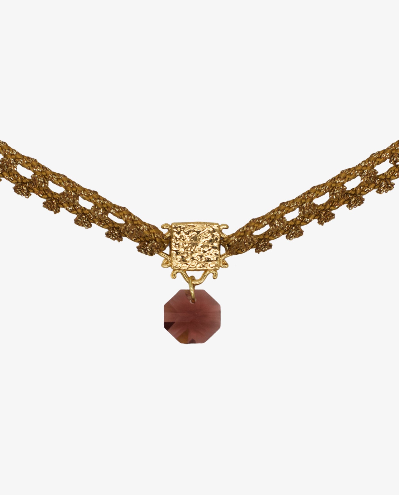 Choker Cápsula Burdeos