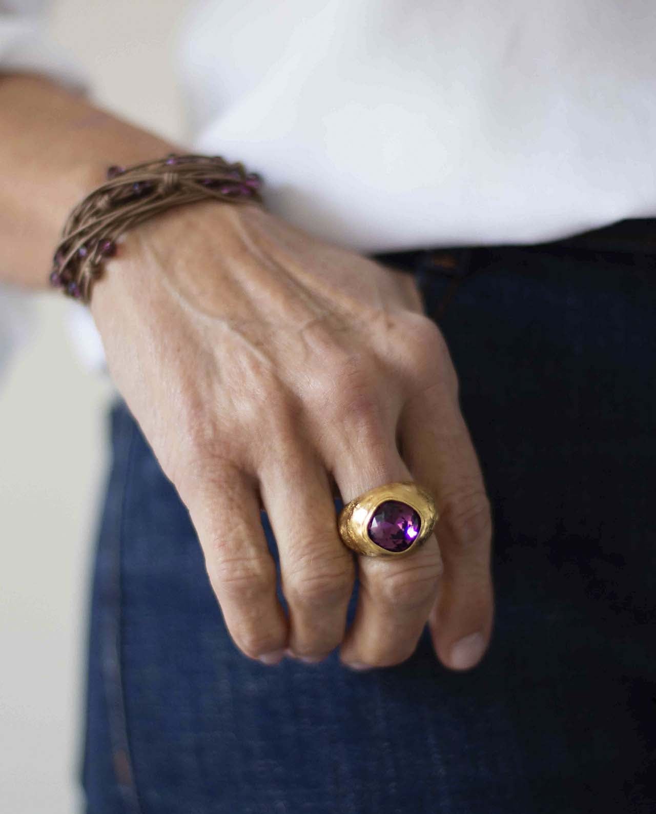 Natura Amethyst Ring