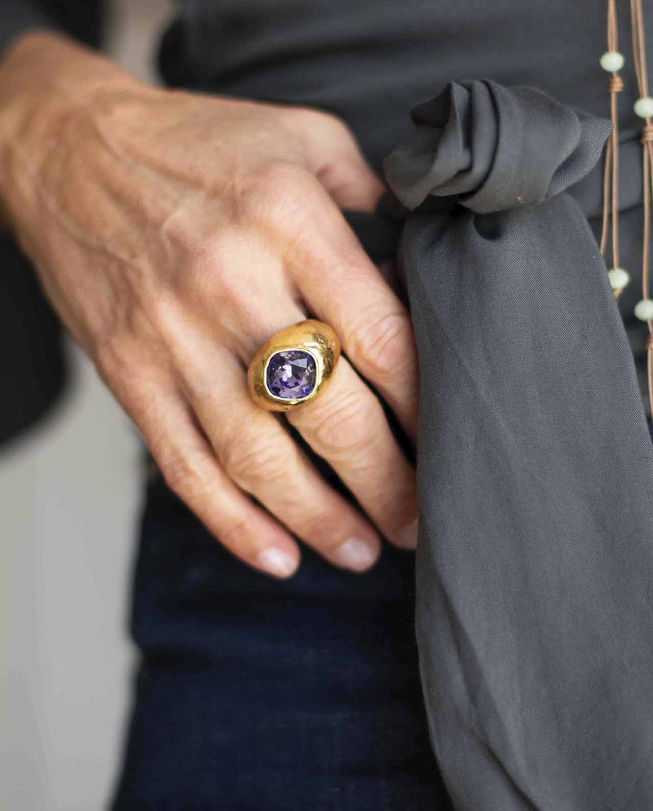 Natural Tanzanite Ring