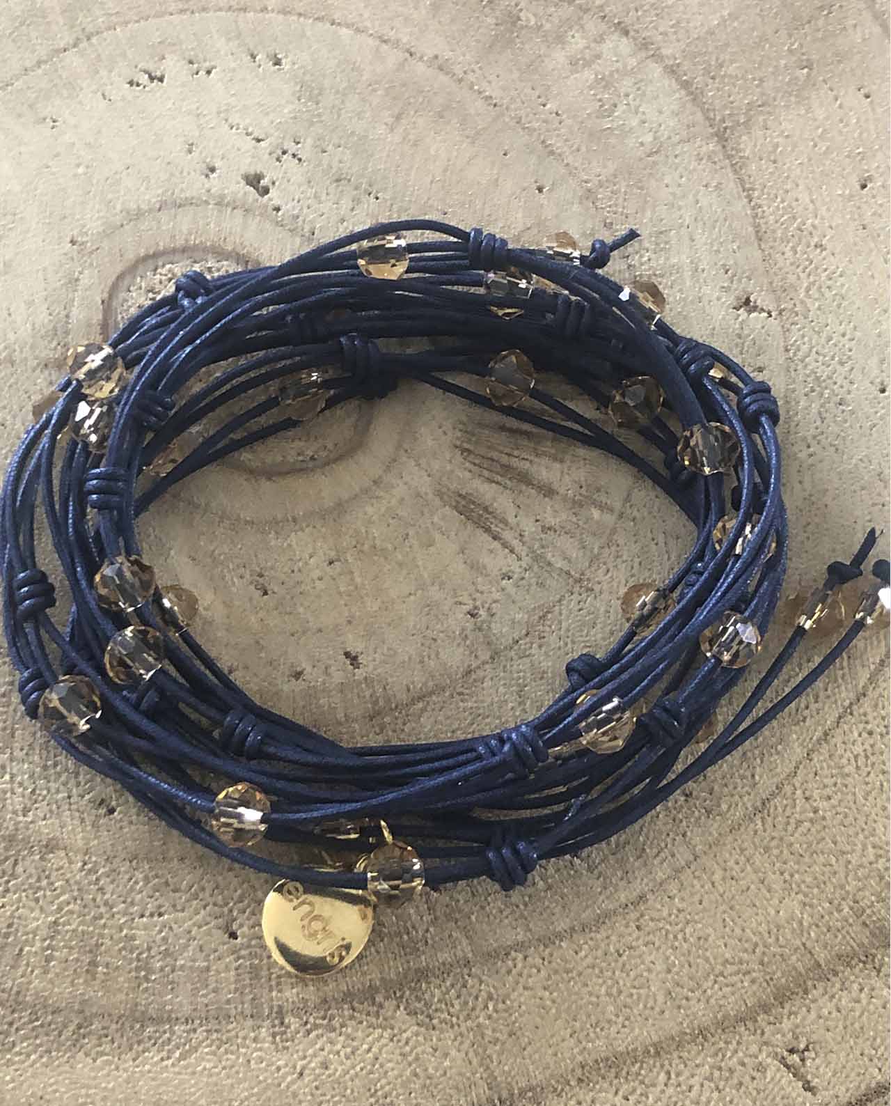 Paquare Blue D Necklace