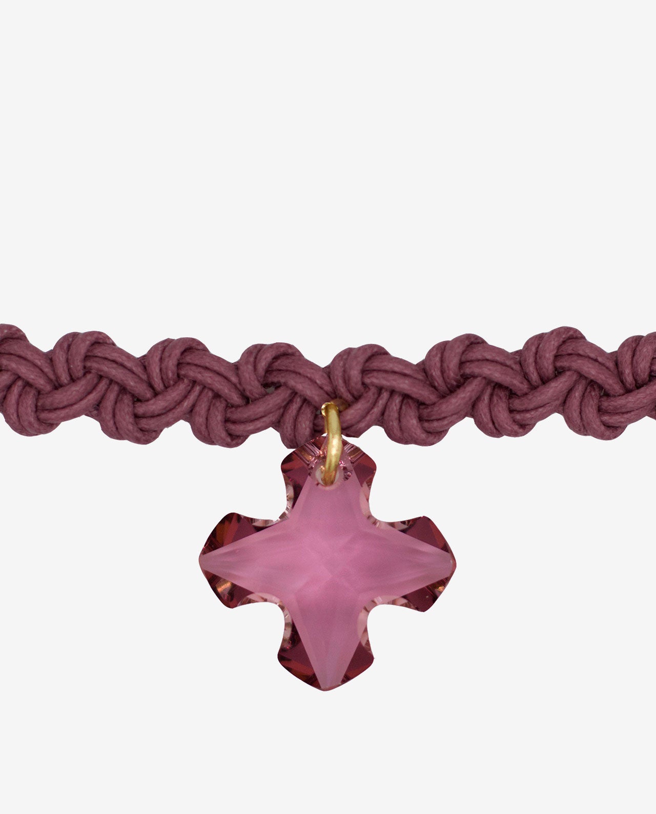 Malva Amethyst Cross Choker