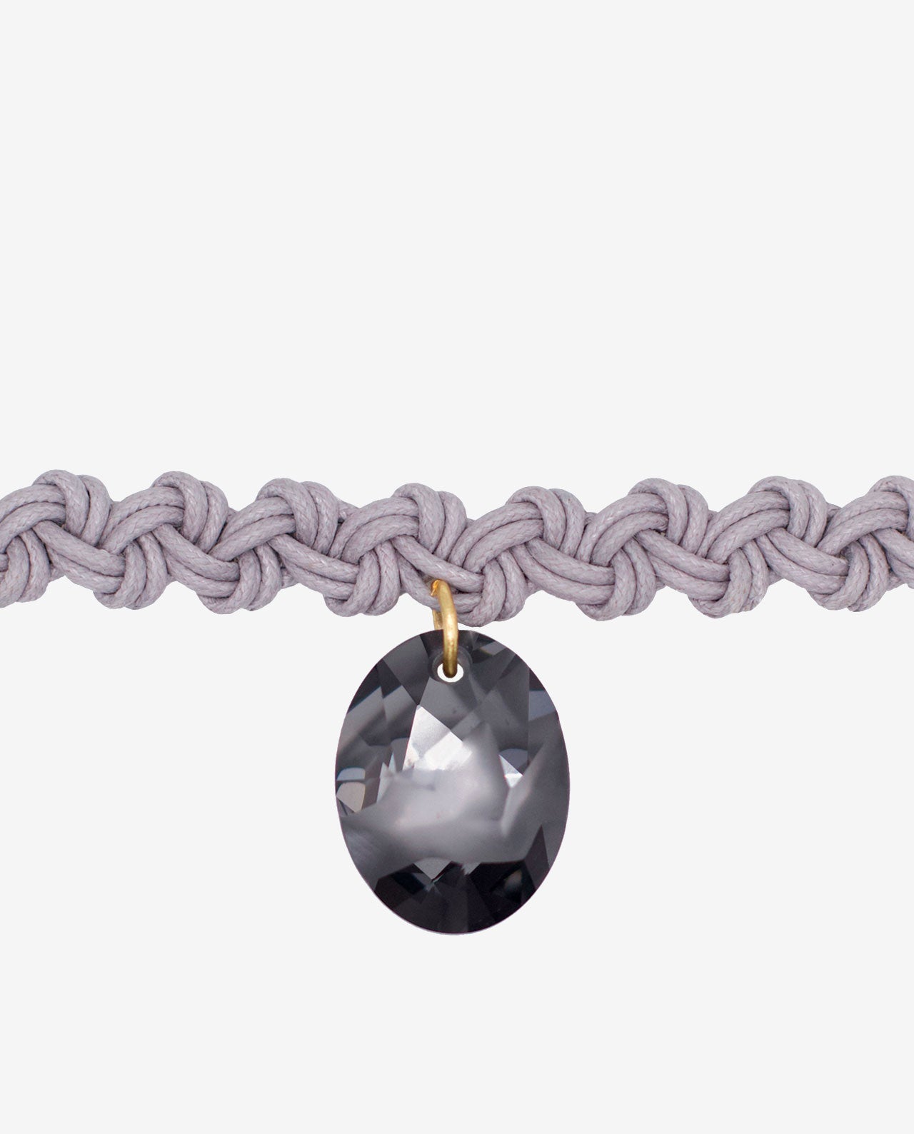 Ice Grey Maxi Leaf Choker