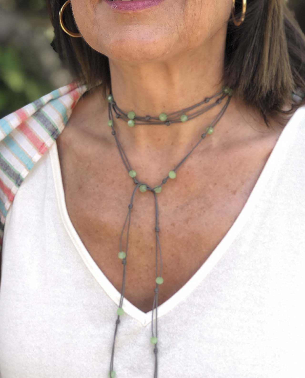 Paquare G Green Necklace