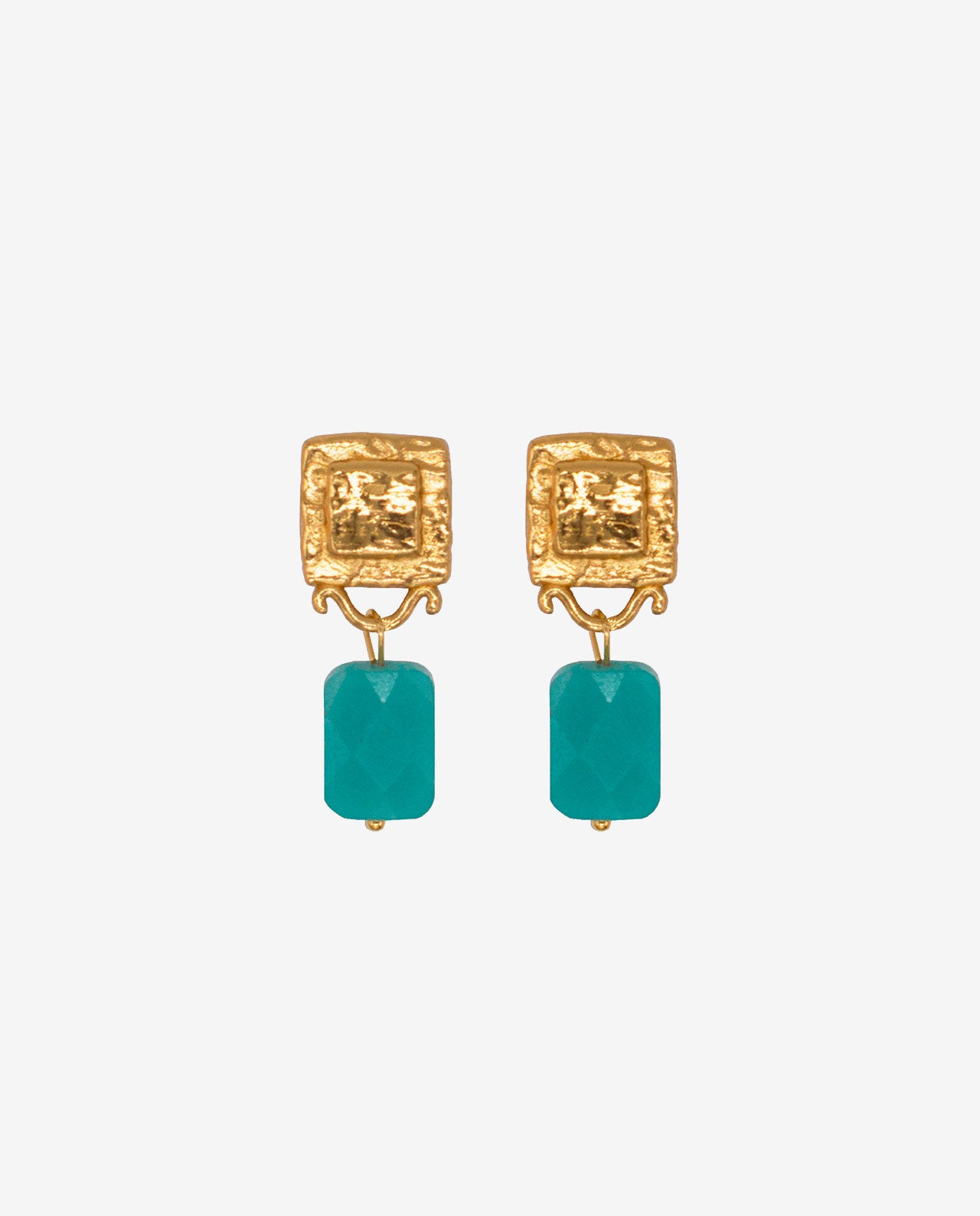 Moon Amazonite Earrings